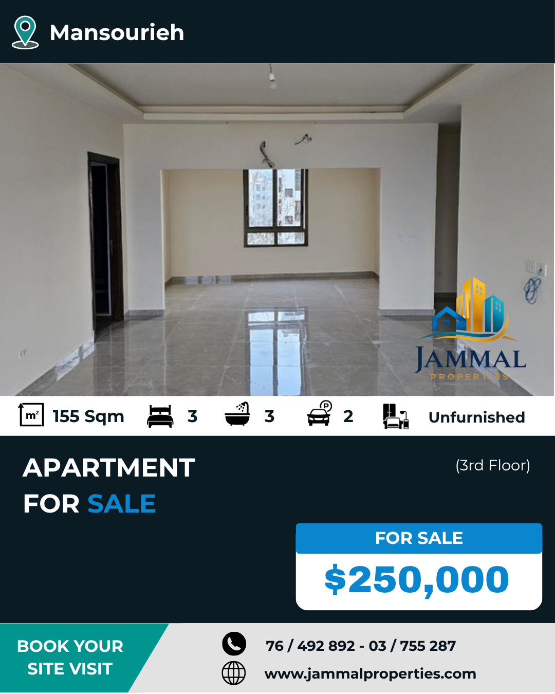 APT SALE - Mansourieh (155 SQM)