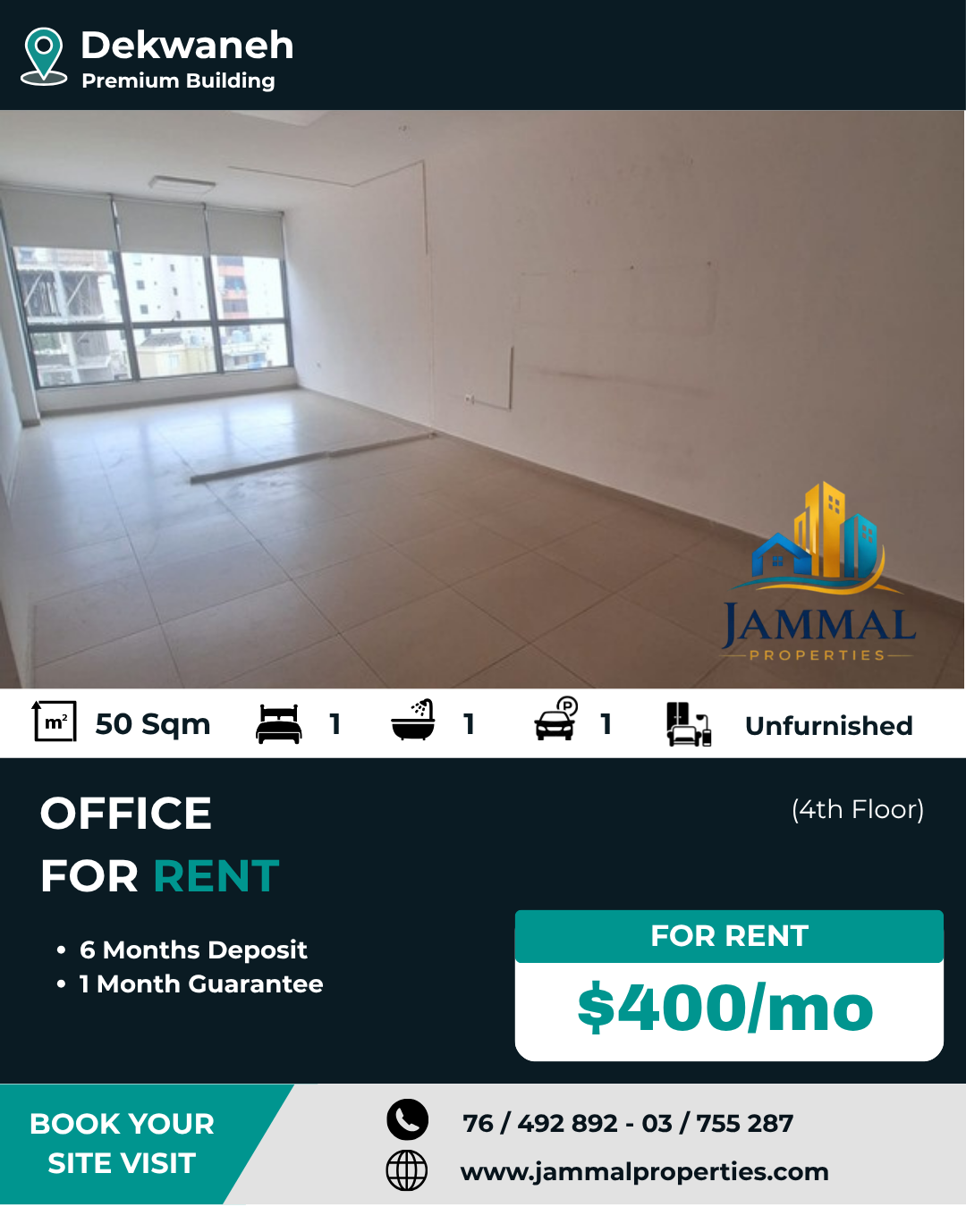 Open Space For Small Business Office (50 SQM)