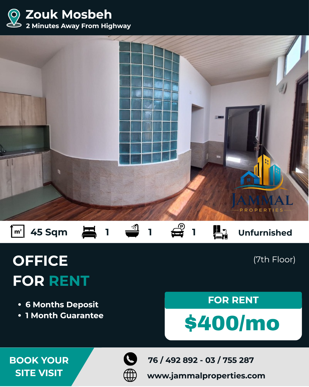 Small Ready To Move In Office (45 SQM)
