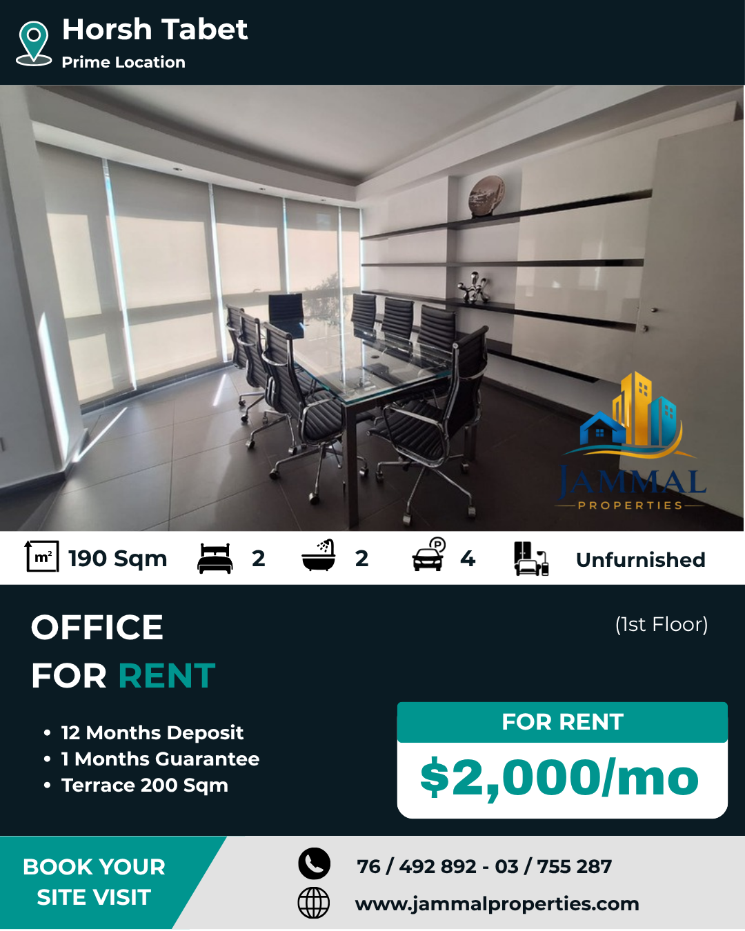 Fully Equipped And Furnished Office Space, Ideal For Business Seeking A Professional Environment With Premium Facilities And A Strategic Location (190 SQM)