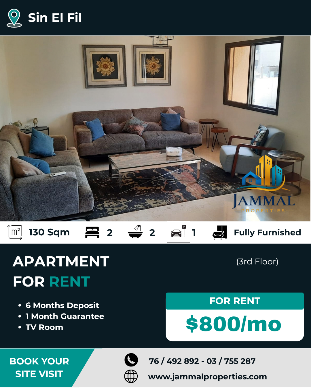 Well Located Apartment, Ready To Move In