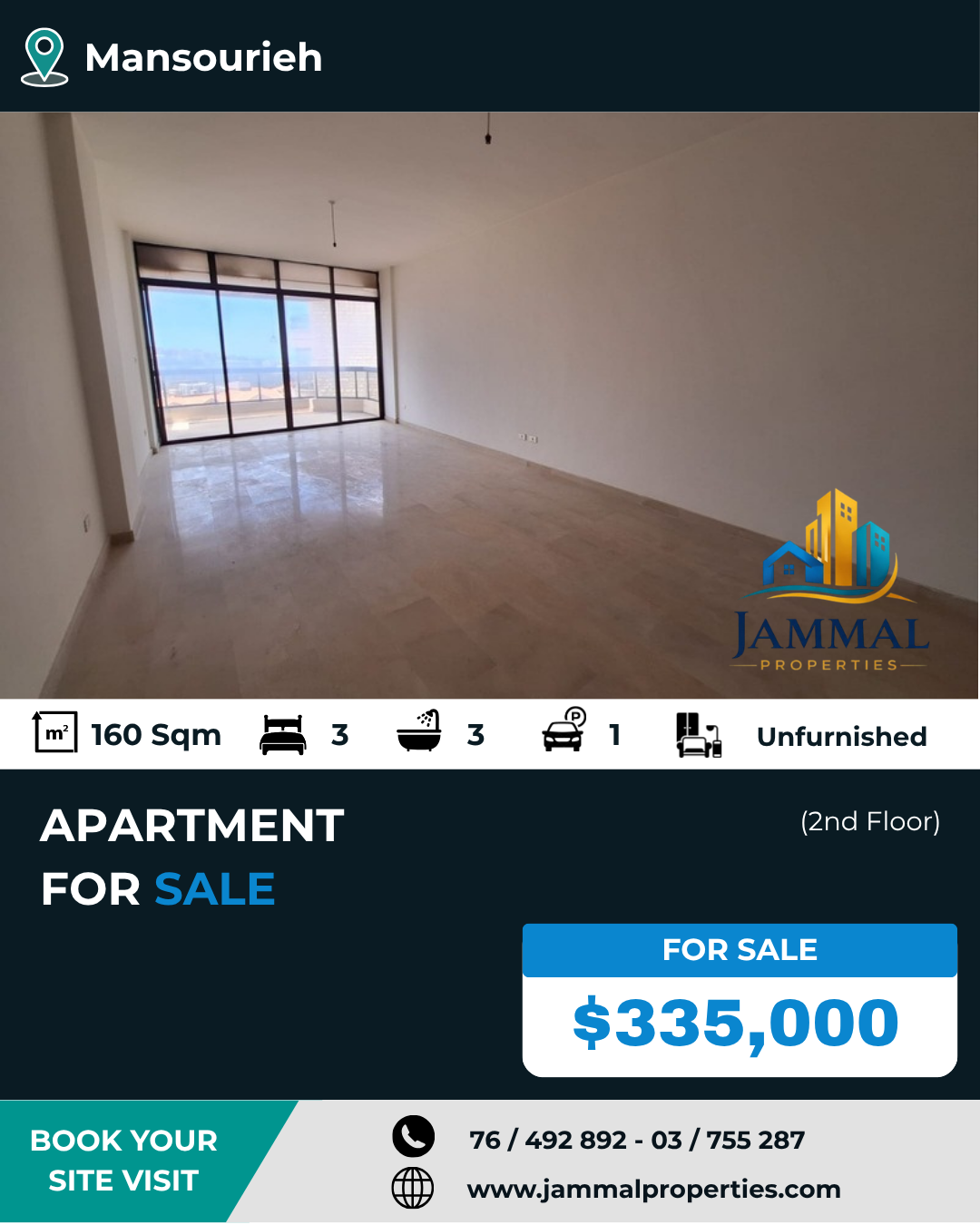 APT SALE - Mansourieh (160 SQM)