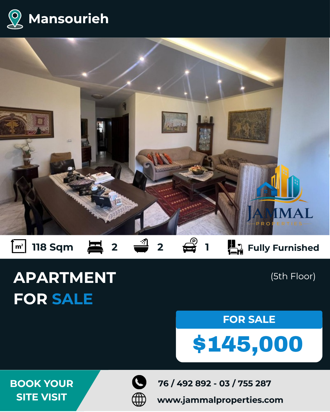 APT SALE - Mansourieh (125 SQM)