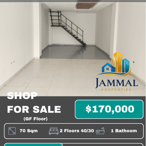Main Road 2 Floors Shop (70 SQM)