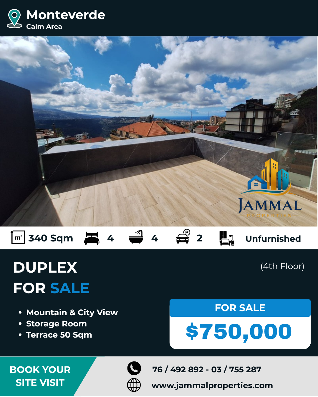 Duplex For Sale (340 SQM + 50 SQM (Terrace))