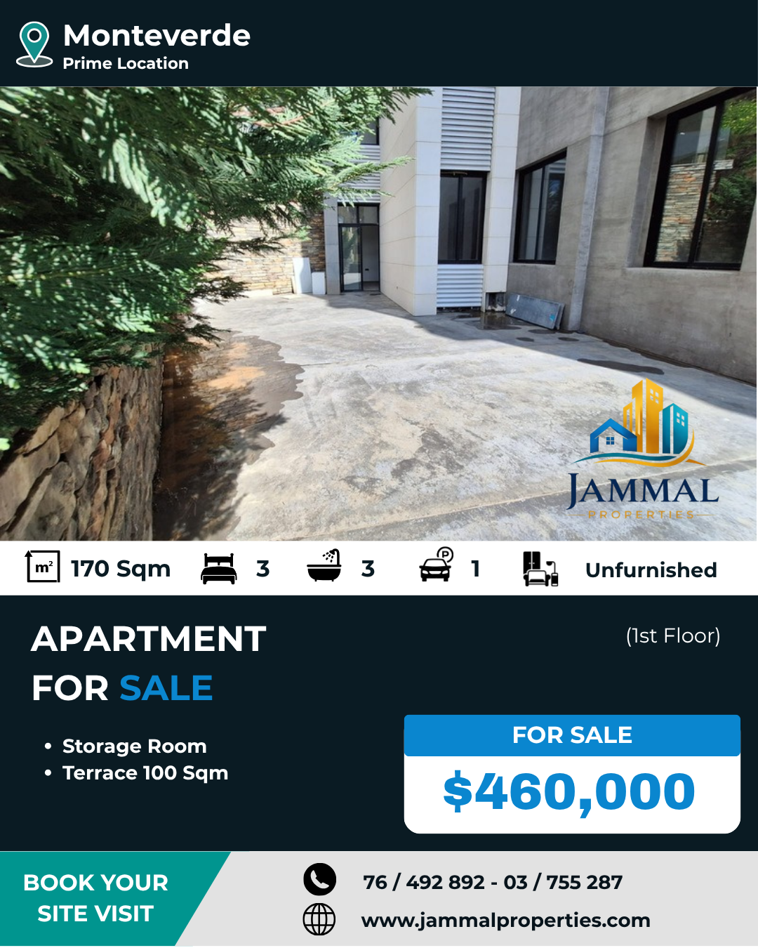 Perfect Choice For Those Looking For A Spacious Home With A Generous Outdoor Area In A Prime Monteverde Location (170 SQM)