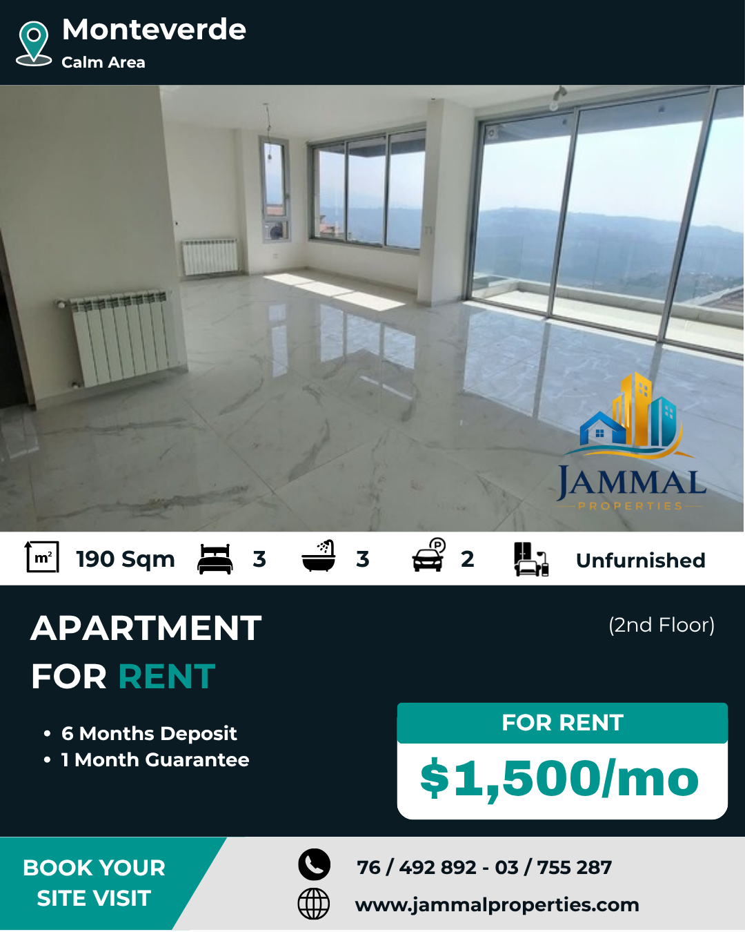 High End Finishing With A Mountain Open View (190 SQM)