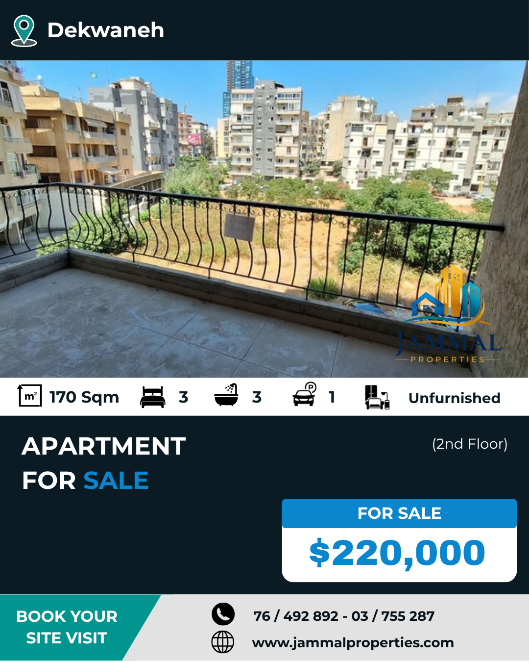 Apartment Located In A Great Accessible Location, 10 KM Far From Beirut